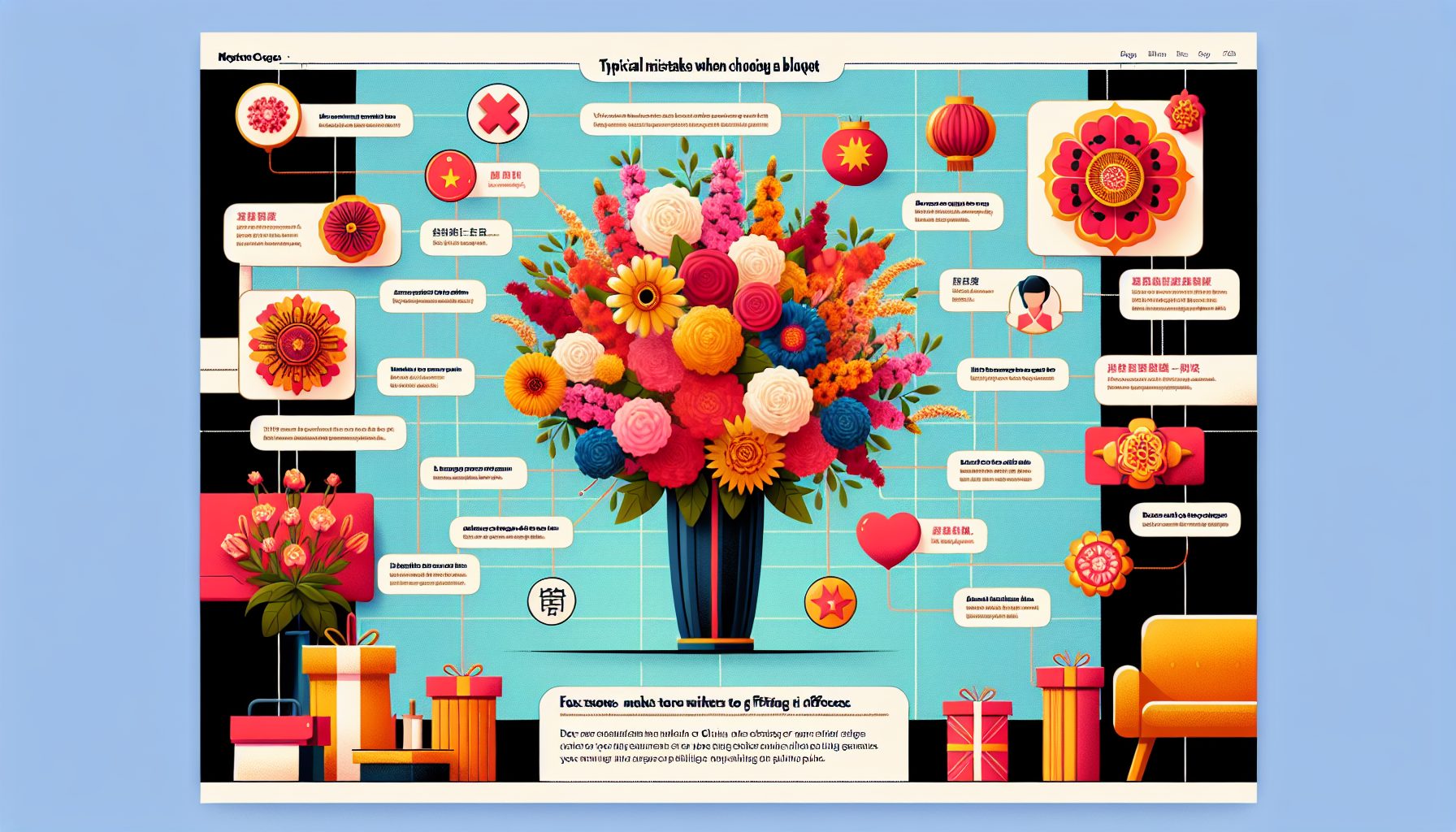 Типичные ошибки при выборе букета