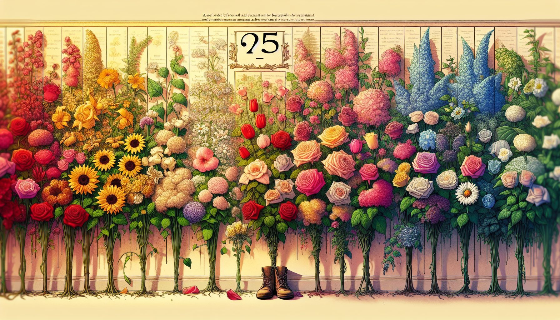 Смысловые оттенки разных цветочных композиций