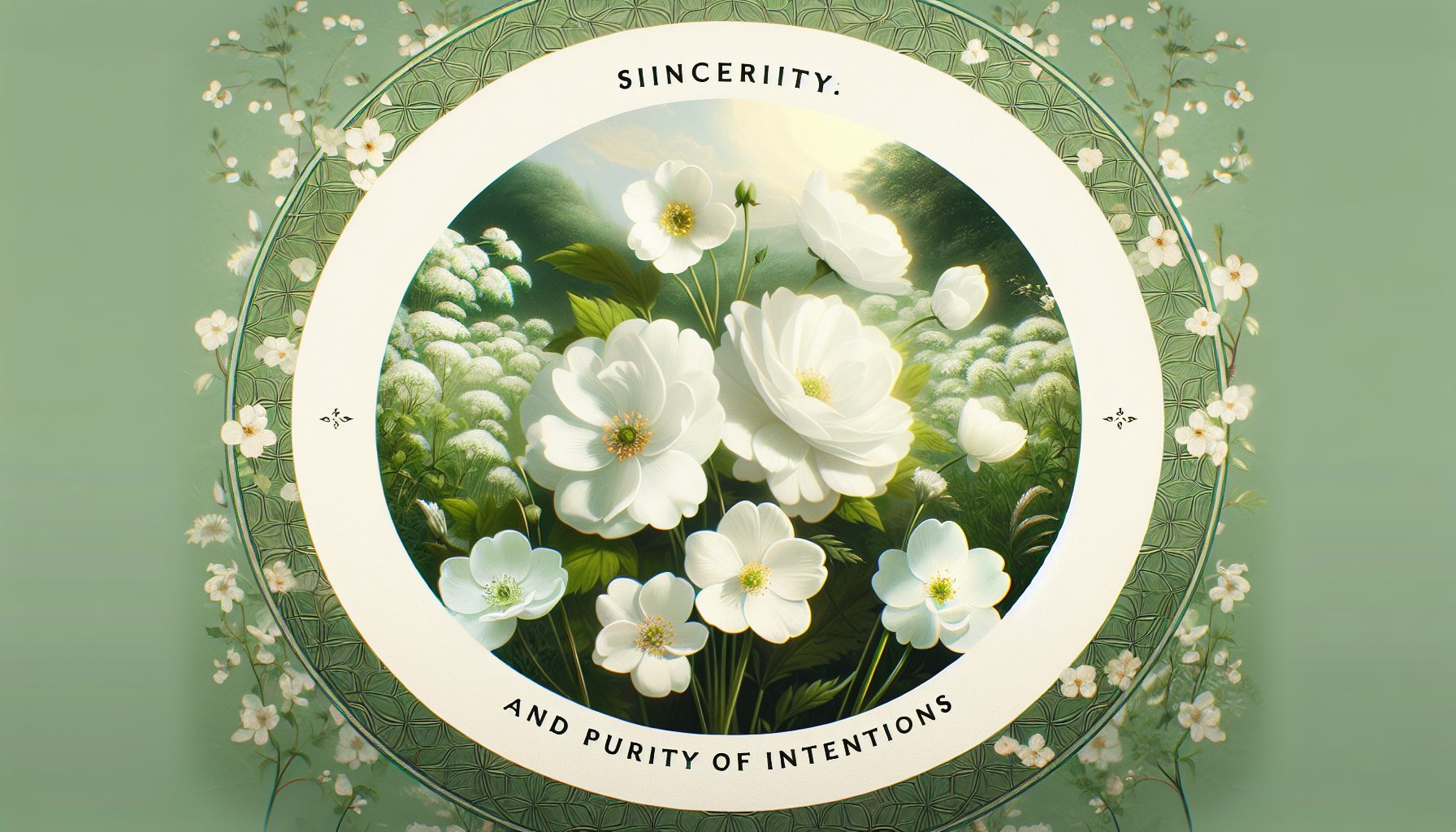 Белые цветы: искренность и чистота намерений