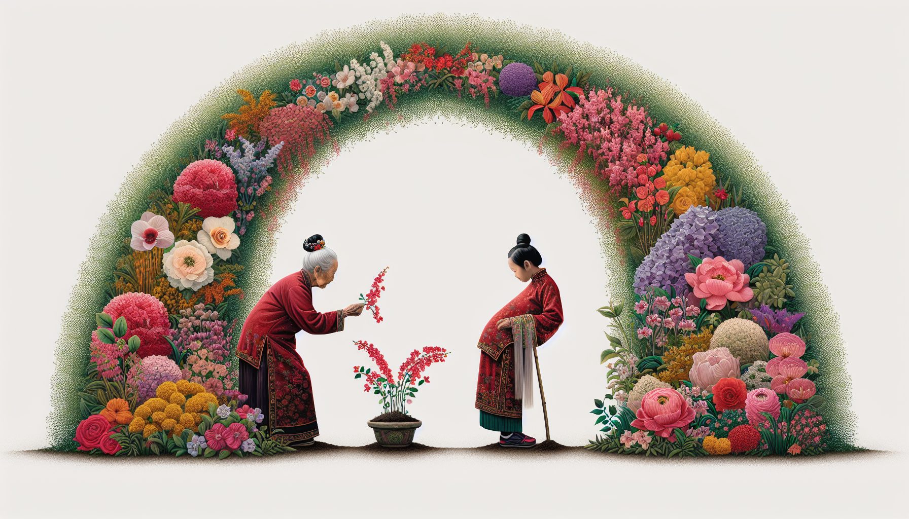 Цветы как мост между поколениями