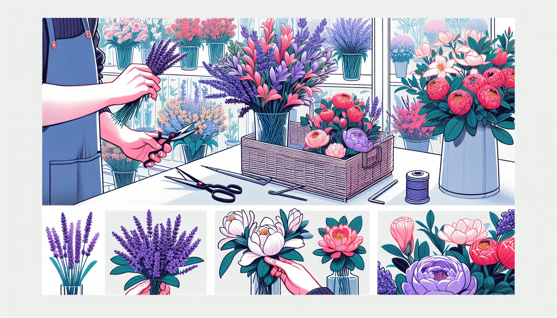 Как правильно выбирать для букета