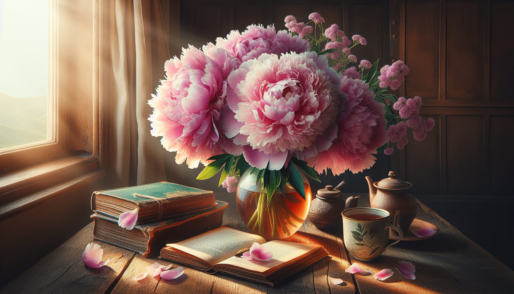 Значение цвета пиона