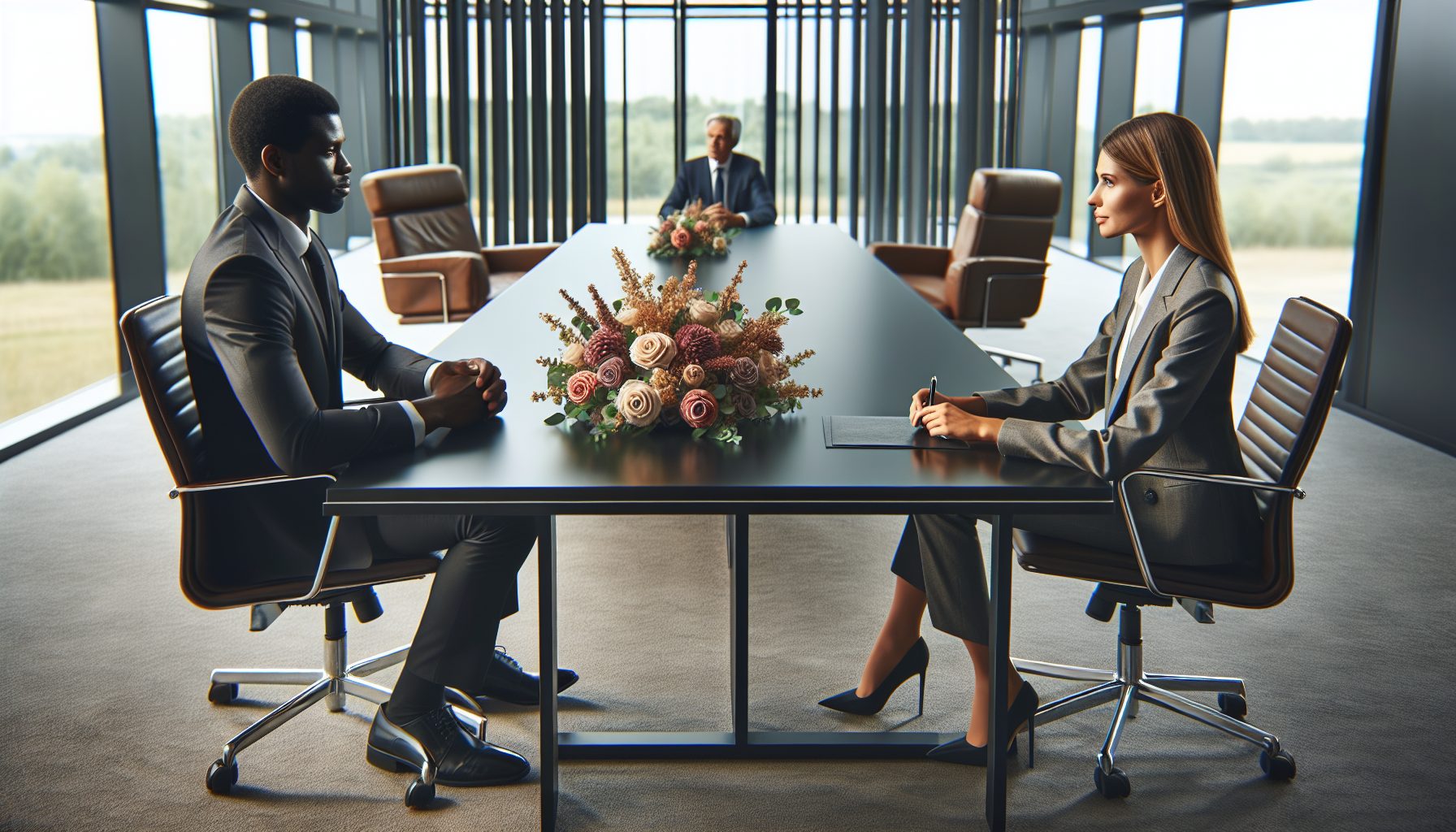Зачем вообще цветы на деловой встрече