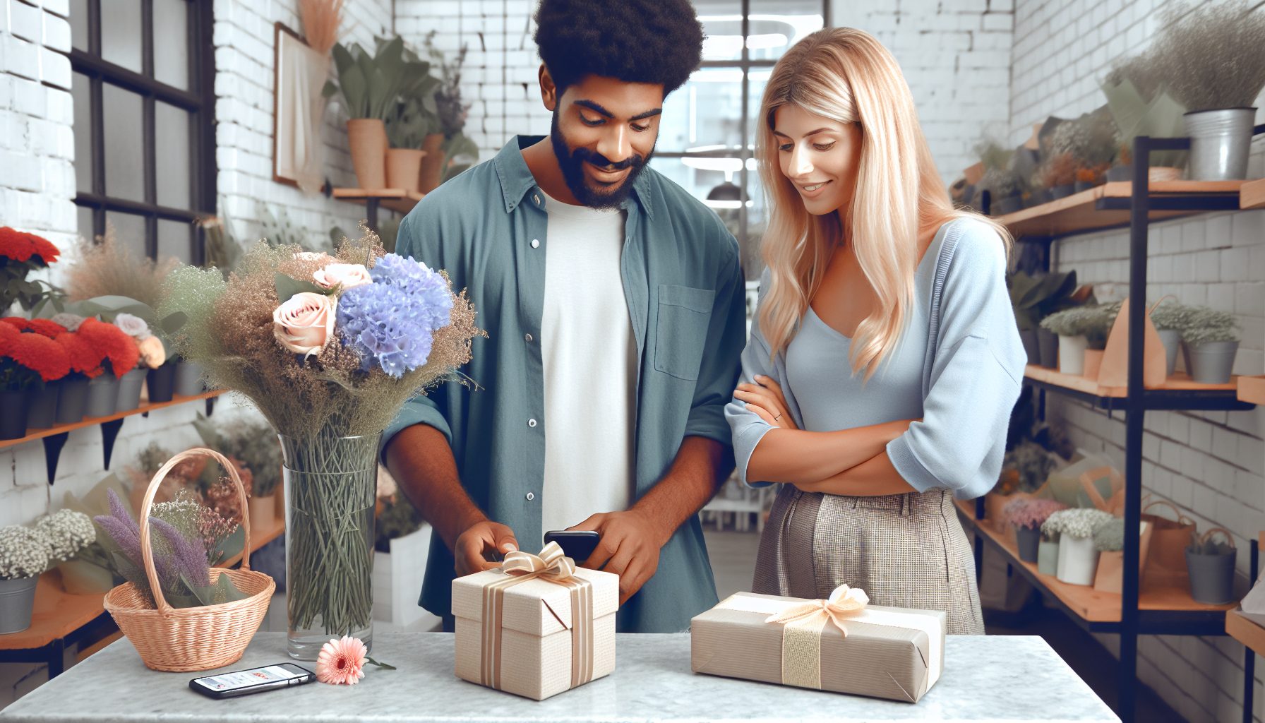 Как выбрать букет для рождения ребёнка, если дарите в паре с подарком