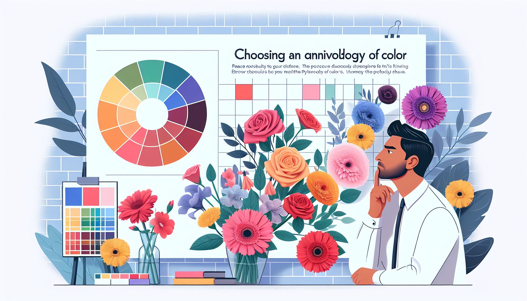 Почему выбирать букет для юбилея непросто