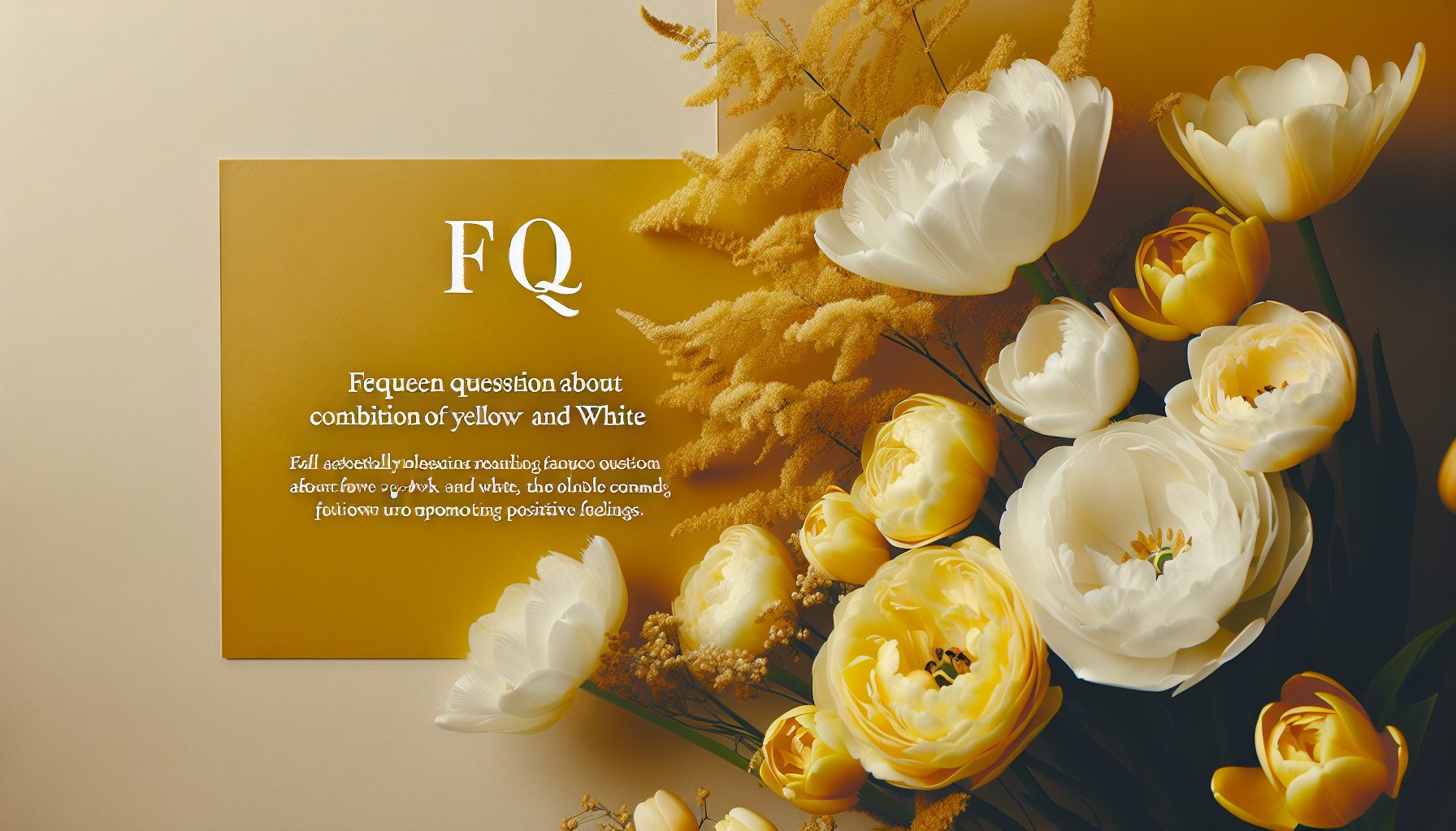 FAQ: частые вопросы о сочетании жёлтого и белого