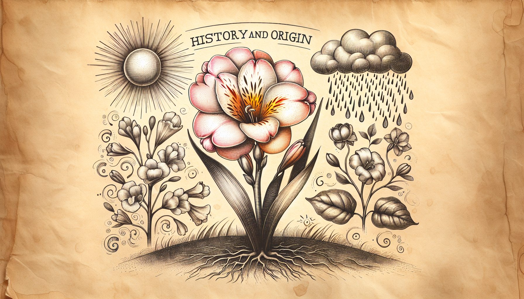 История и происхождение фрезии