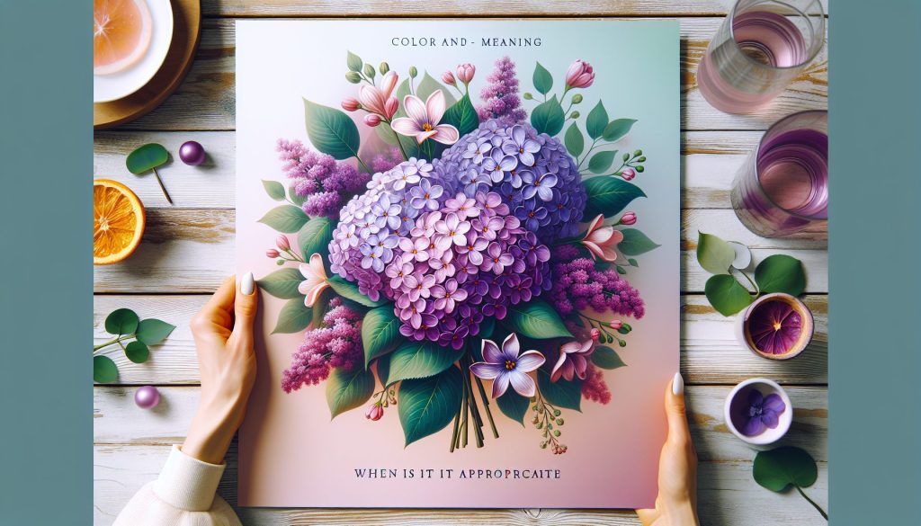 Цвет и смысл: сиреневый букет — когда уместен