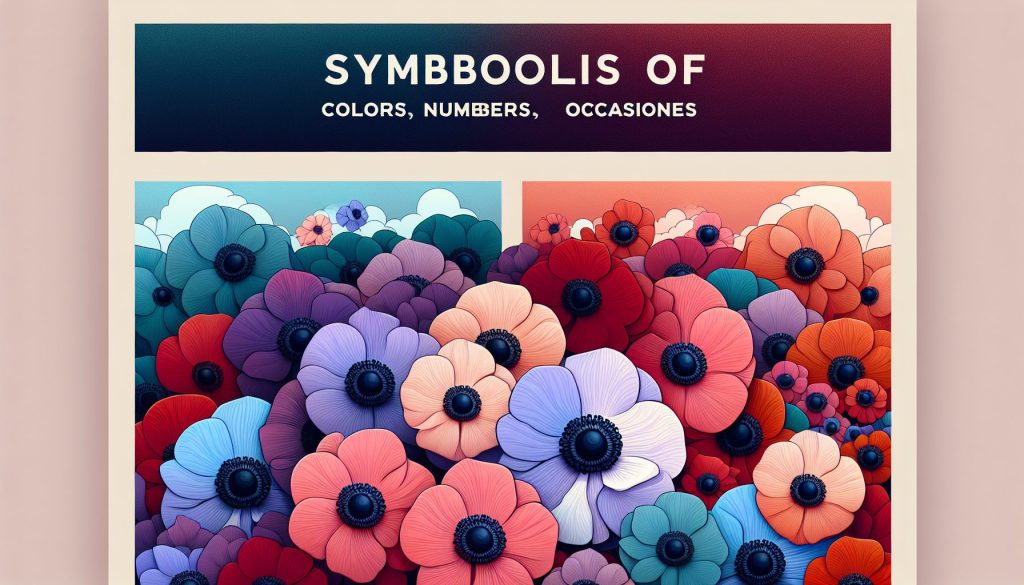 Символика анемонов: цвета, число, поводы