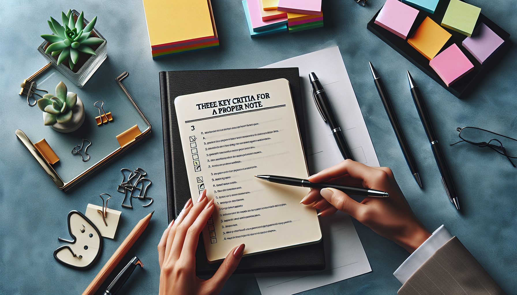 Три ключевых критерия правильной записки