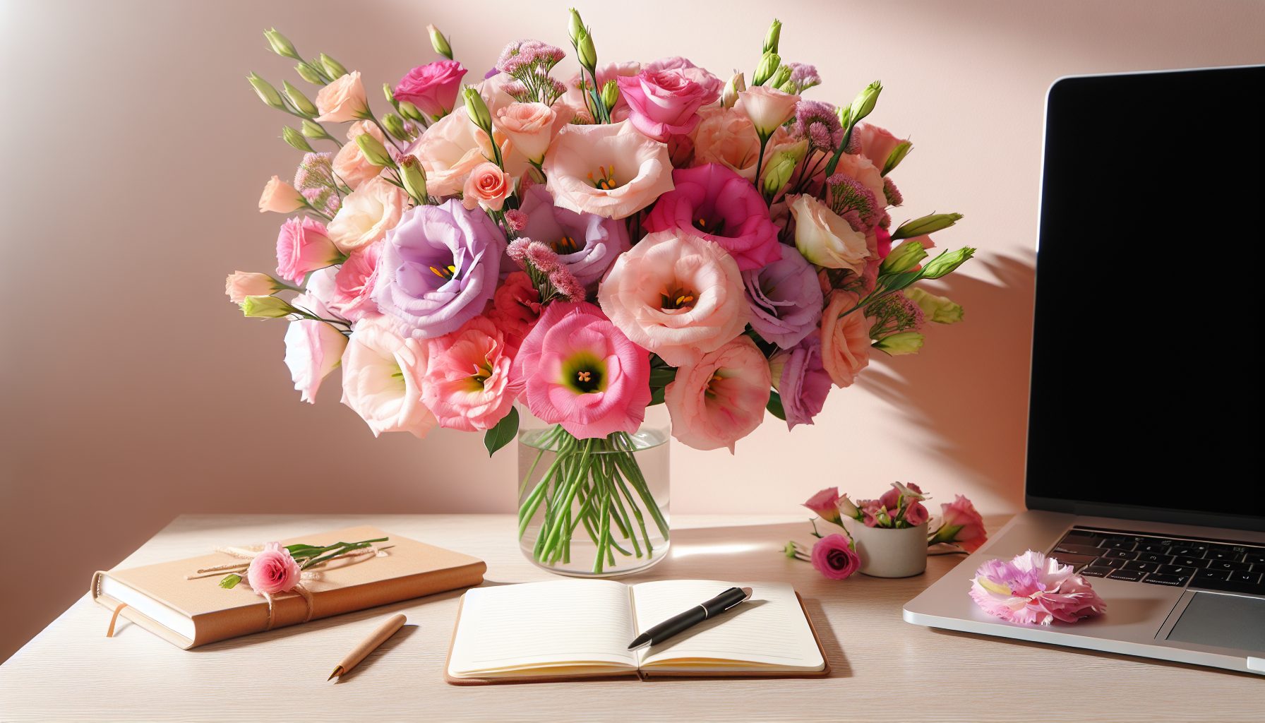 Как правильно сочетать эустому с другими цветами