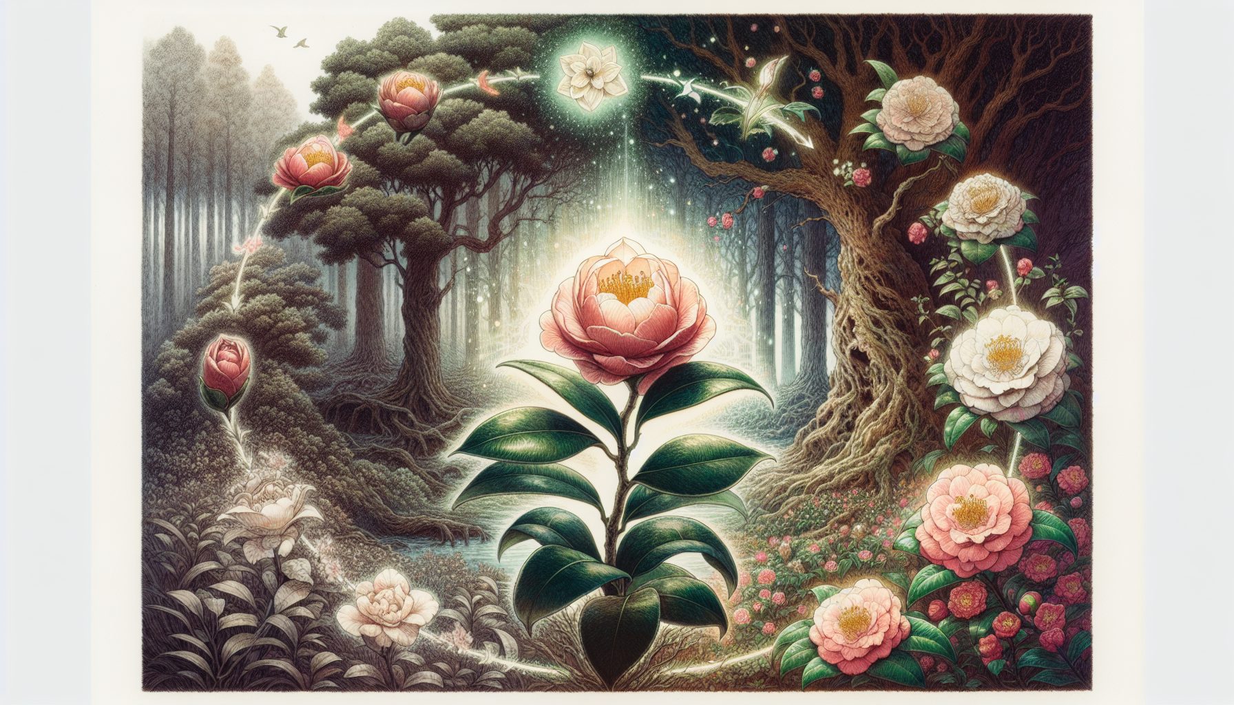 Краткий путь камелии из дикой природы в легенды