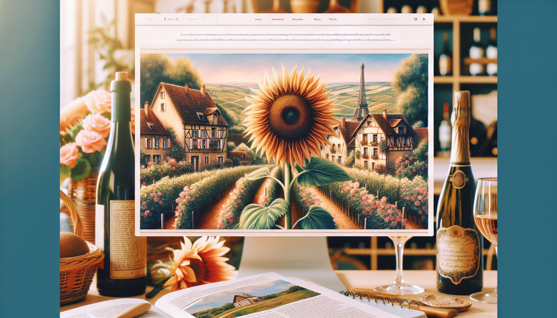 Подсолнух в искусстве и культуре Франции