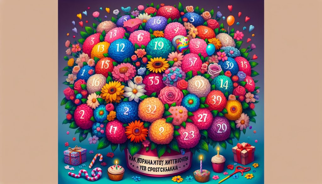 Как выразить дня рождения без слов: букет-подсказка