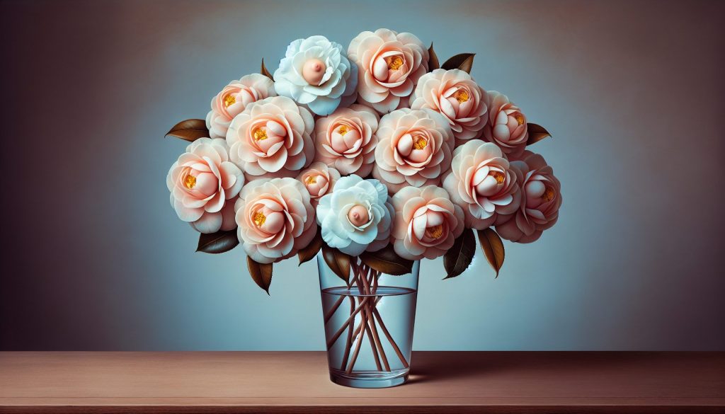 Что означает нюдовый букет из камелий