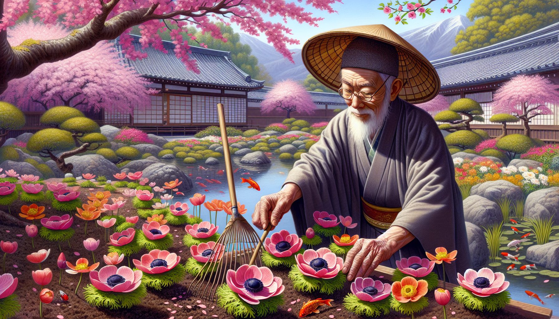 Как японцы ухаживают за анемонами