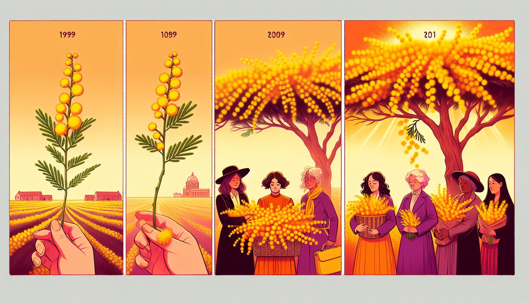 Как мимоза стала «главным цветком 8 Марта»