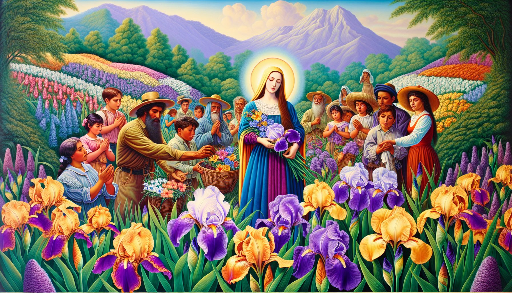 Ирис в религии и традициях региона