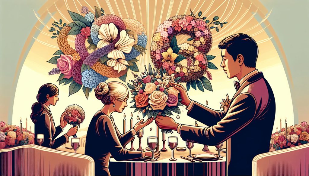 Символика букетов на юбилей: как показать уважение