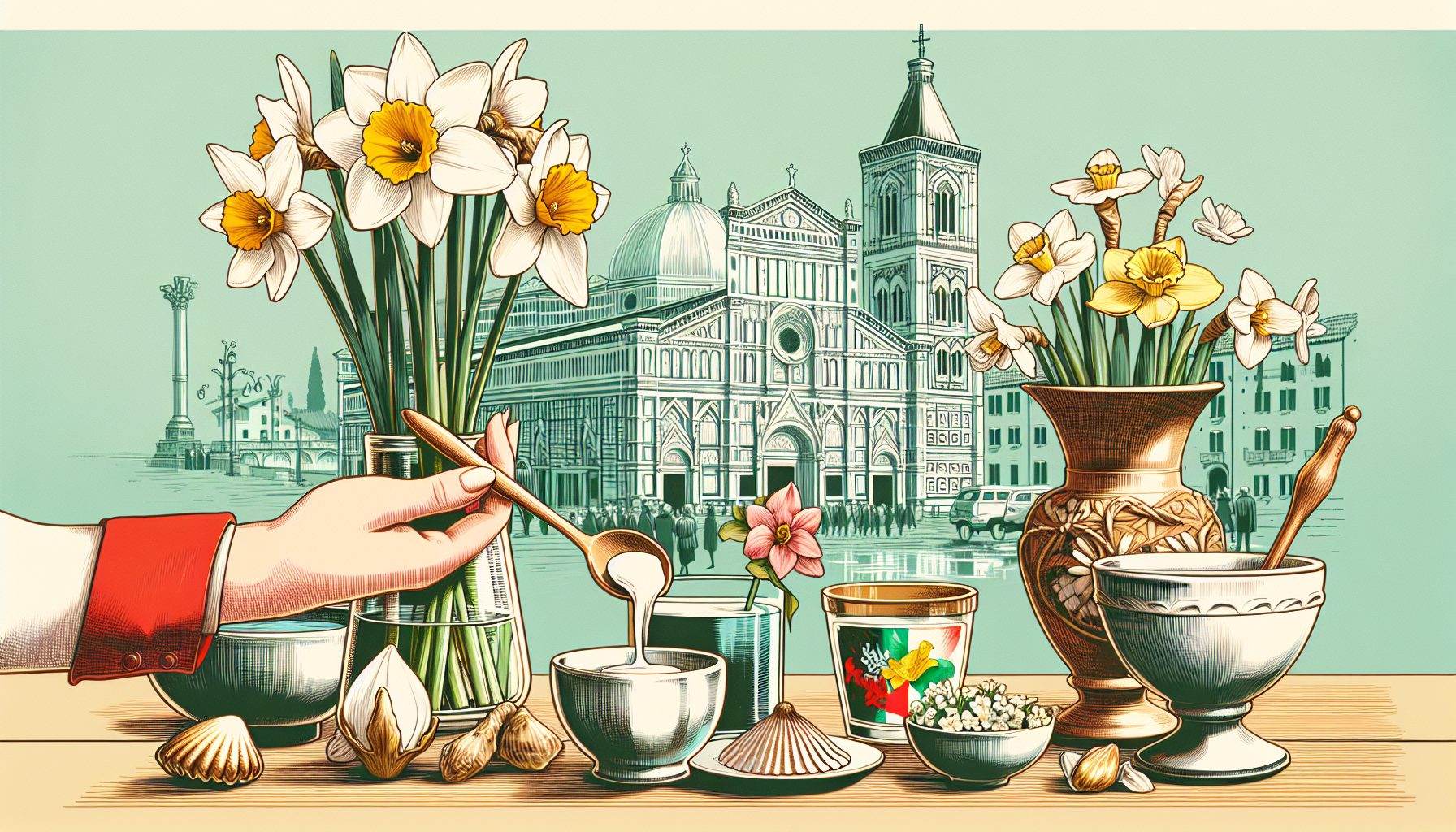 Роль нарцисса в быту и праздниках