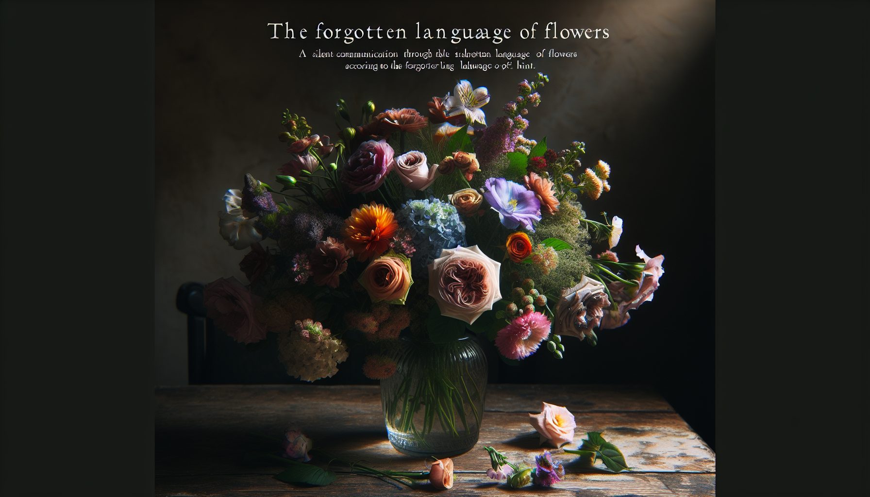 Цветочный язык, который все забыли