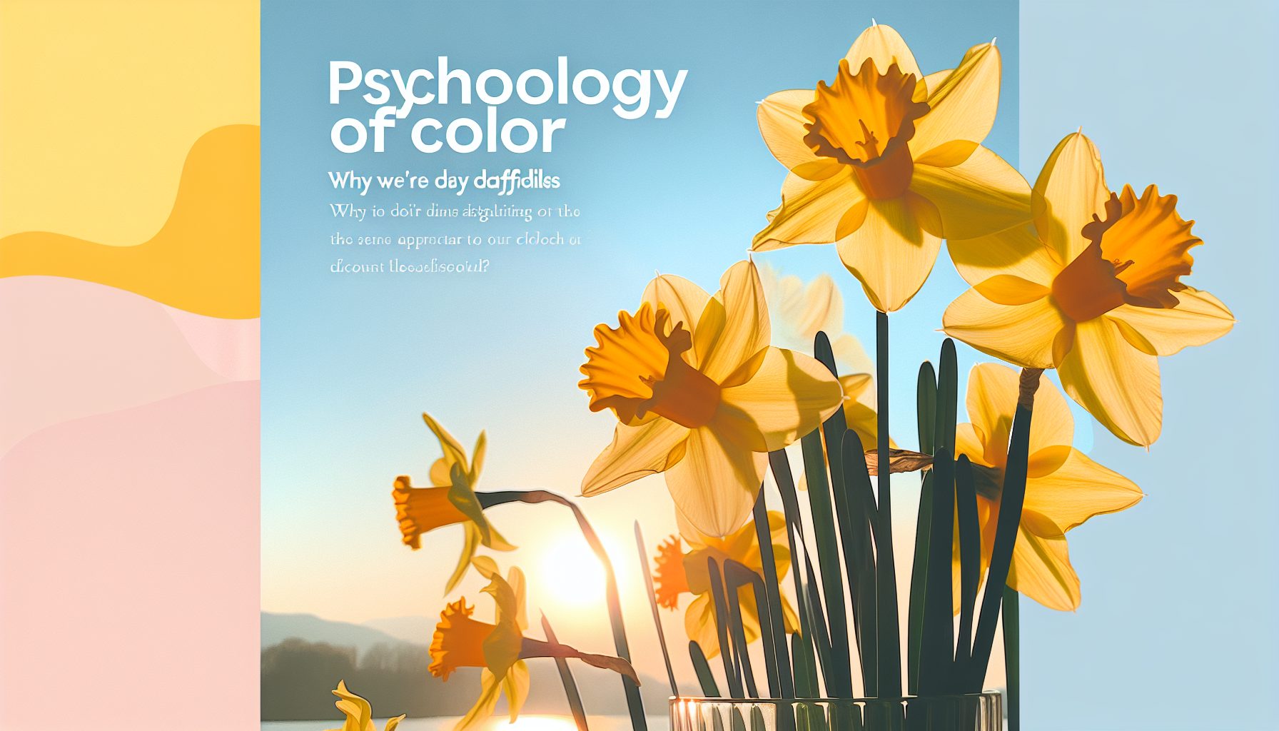 Психология цвета: почему нас тянет к нарциссам
