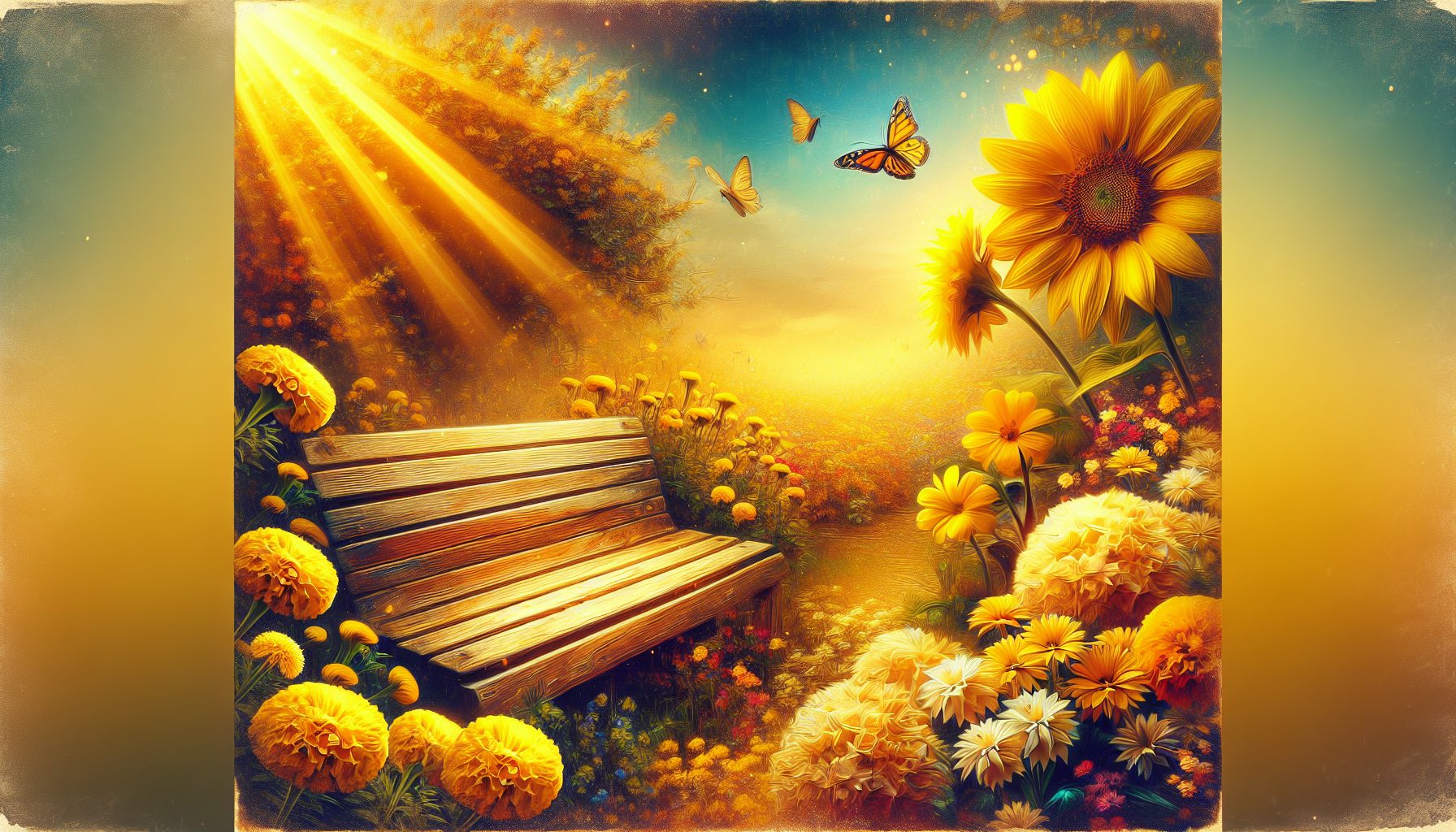 Желтые оттенки и символ радости