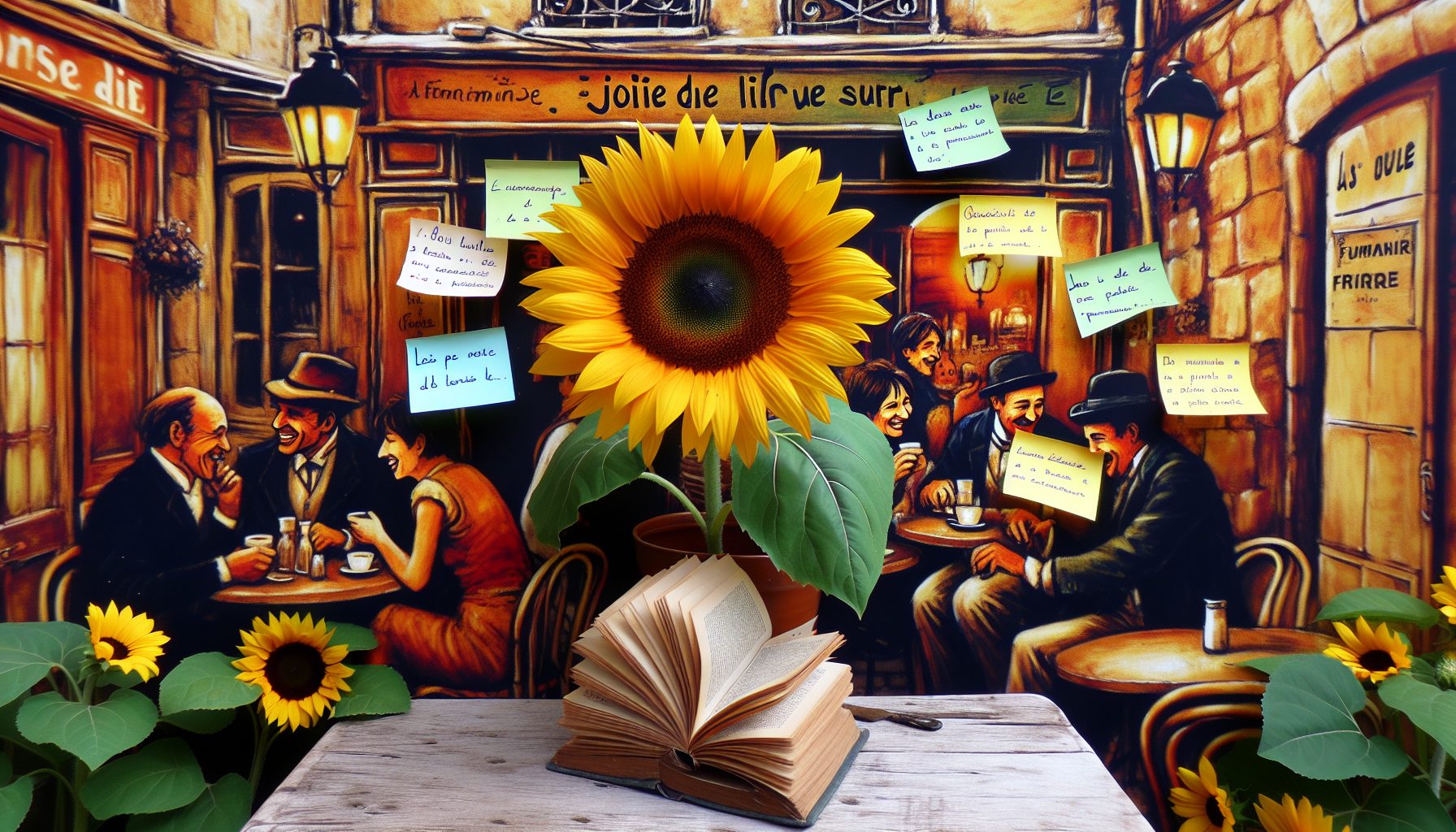 Подсолнух и французская философия joie de vivre