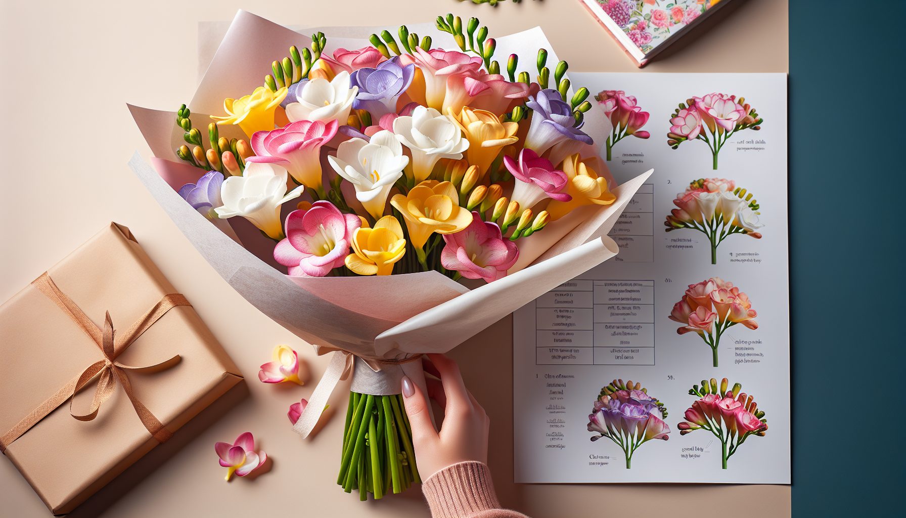 Как подобрать и подарить фрезии