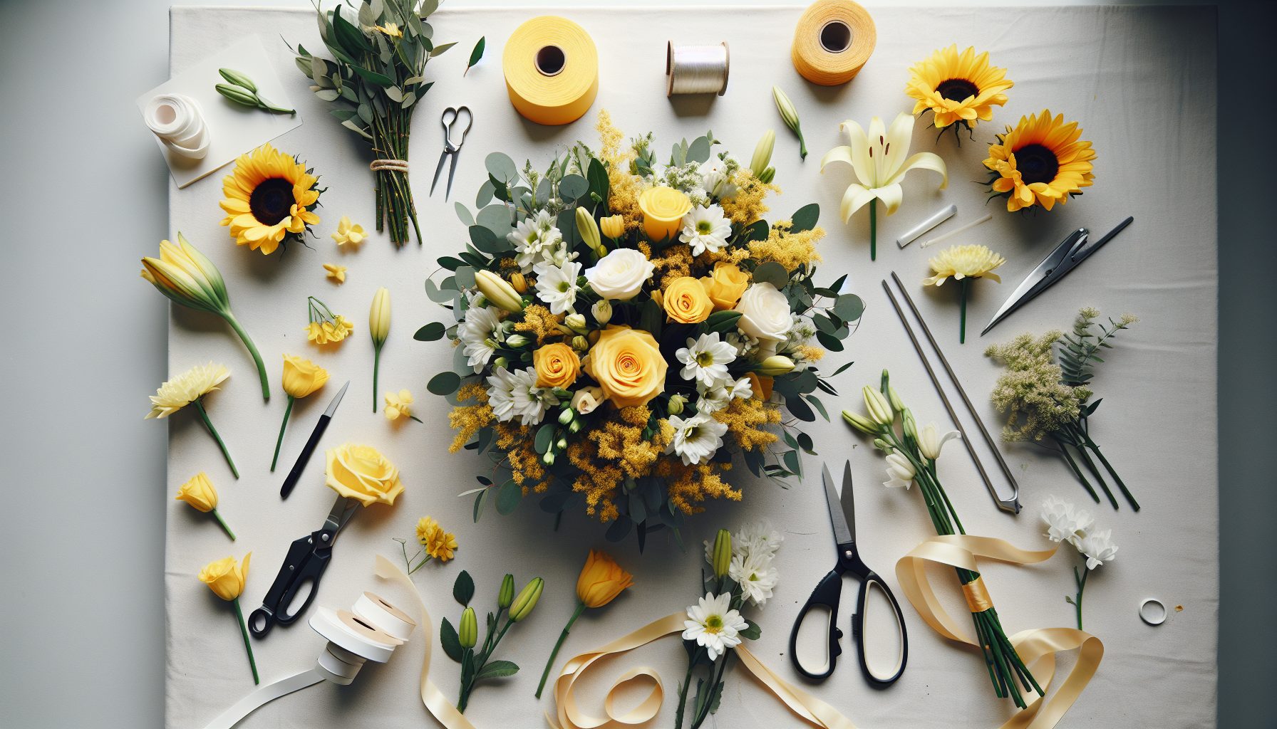 Как собрать такой букет самостоятельно