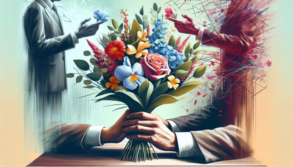 Как выразить примирения без слов: букет-подсказка