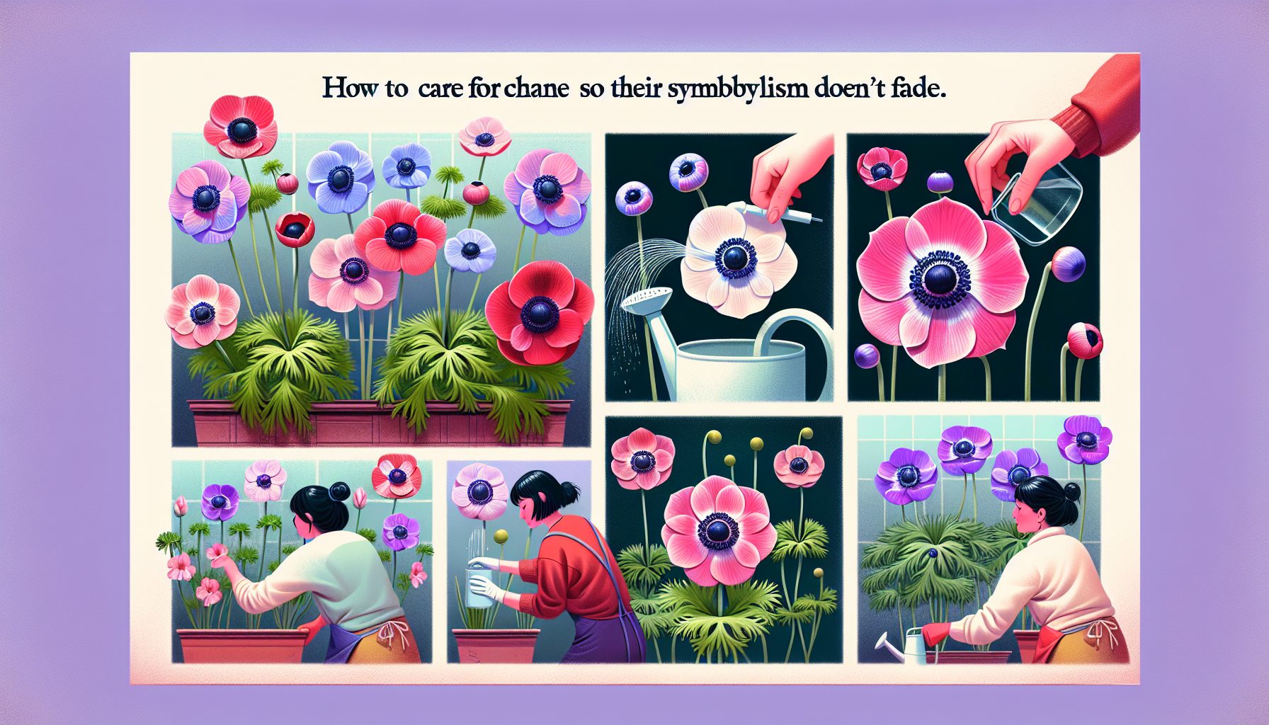 Как ухаживать за анемонами, чтобы символика не поблекла