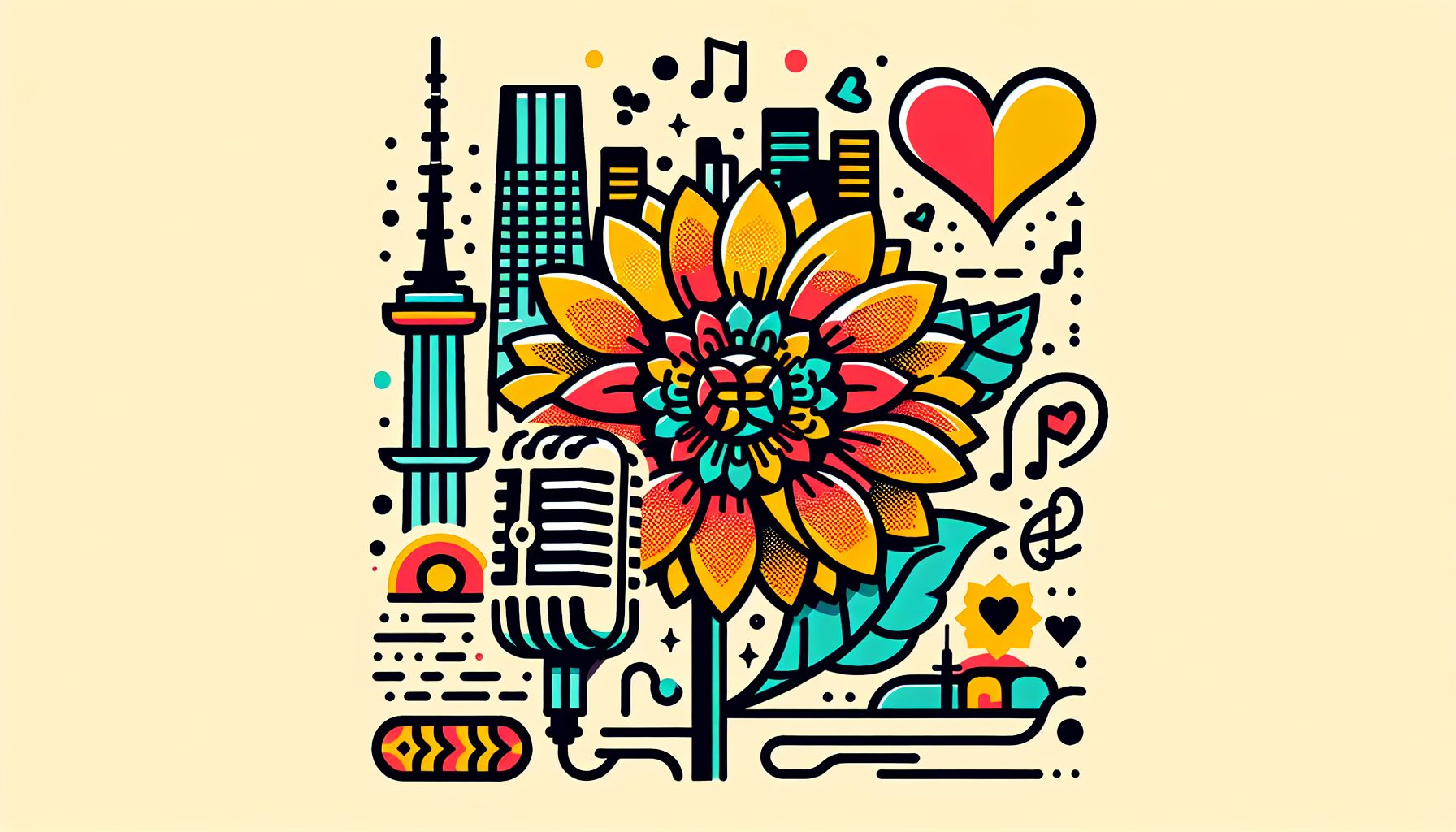 Подсолнух и корейская поп-культура