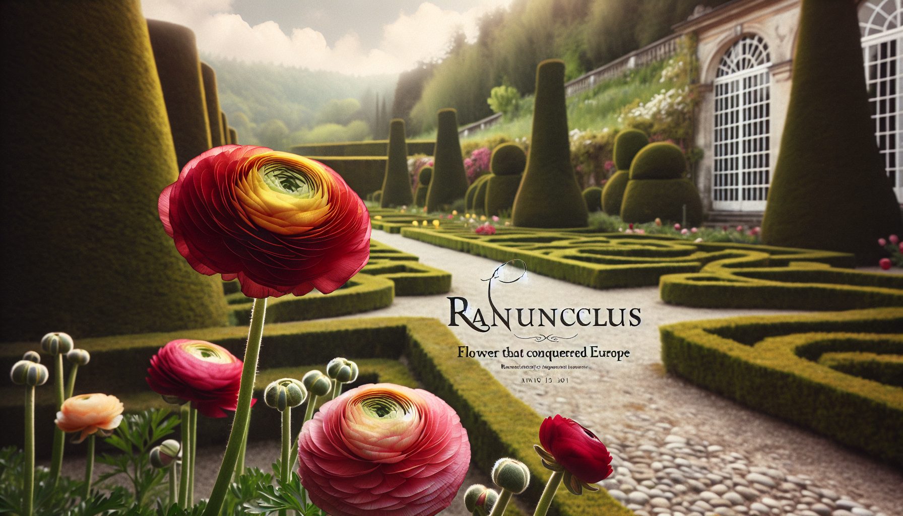 Ранункулюс — тот самый цветок, который покорил Европу