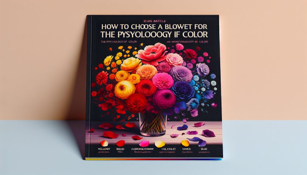 Как выбрать букет для юбилея: психология цвета