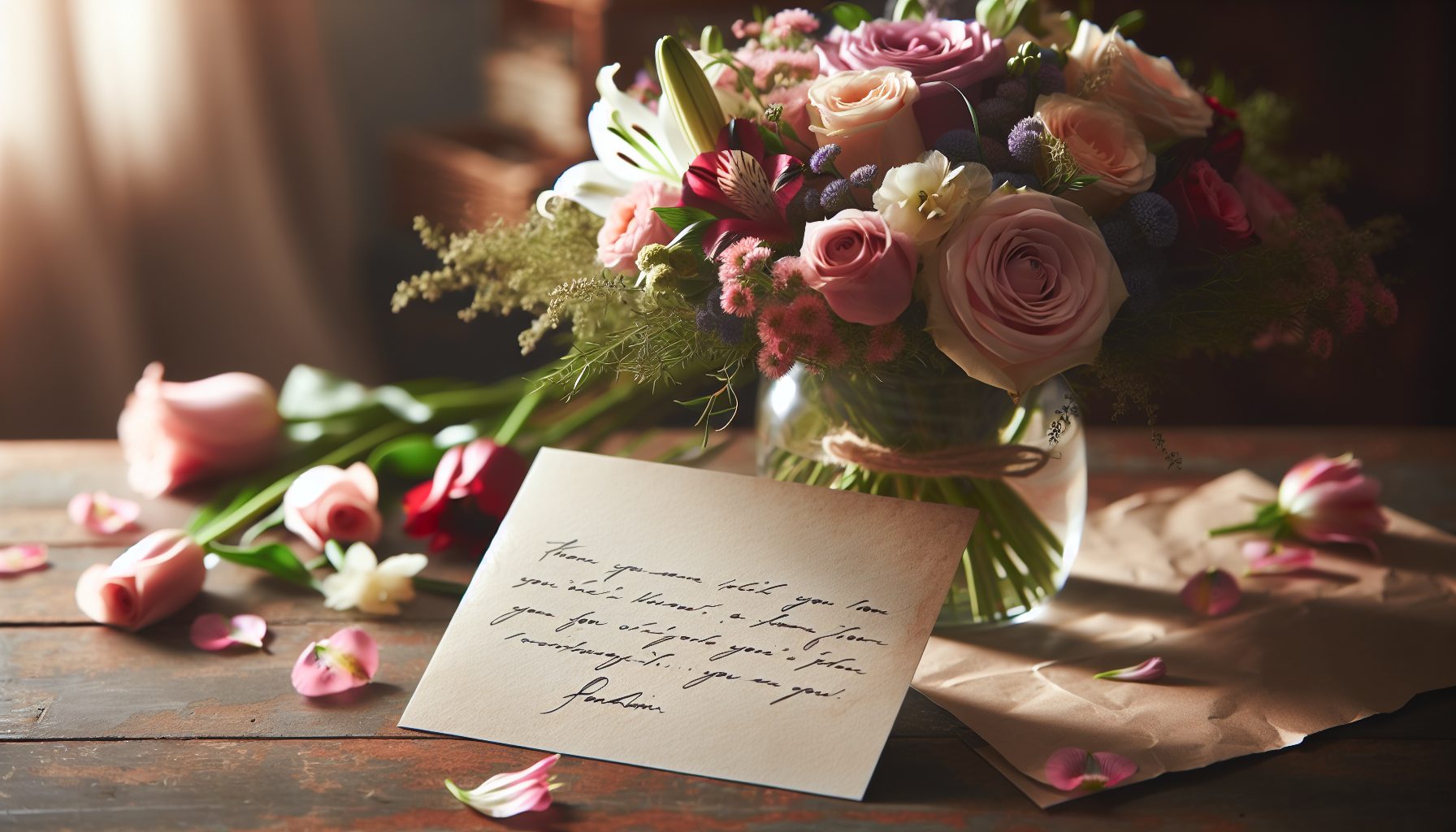 Почему открытка к букету так важна