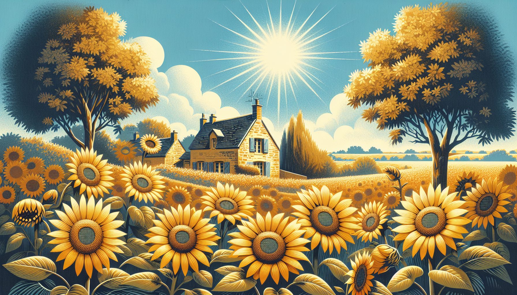 Французская любовь к солнцу и свету