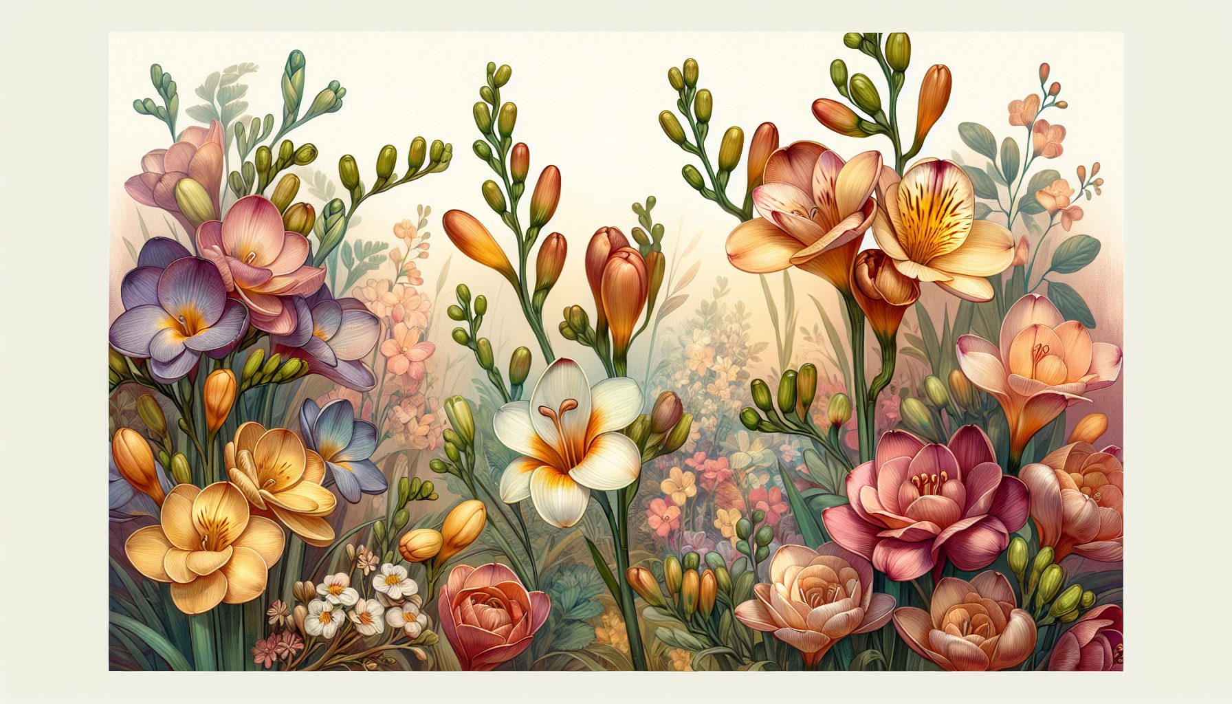 Фрезия в языке цветов и тайных посланий