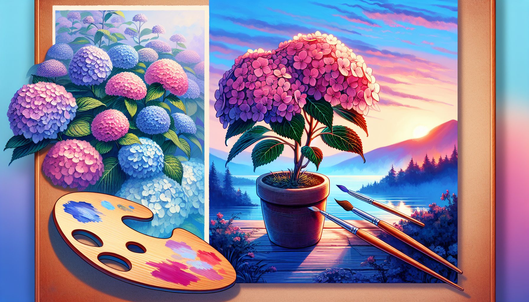 Гортензия в культуре и искусстве