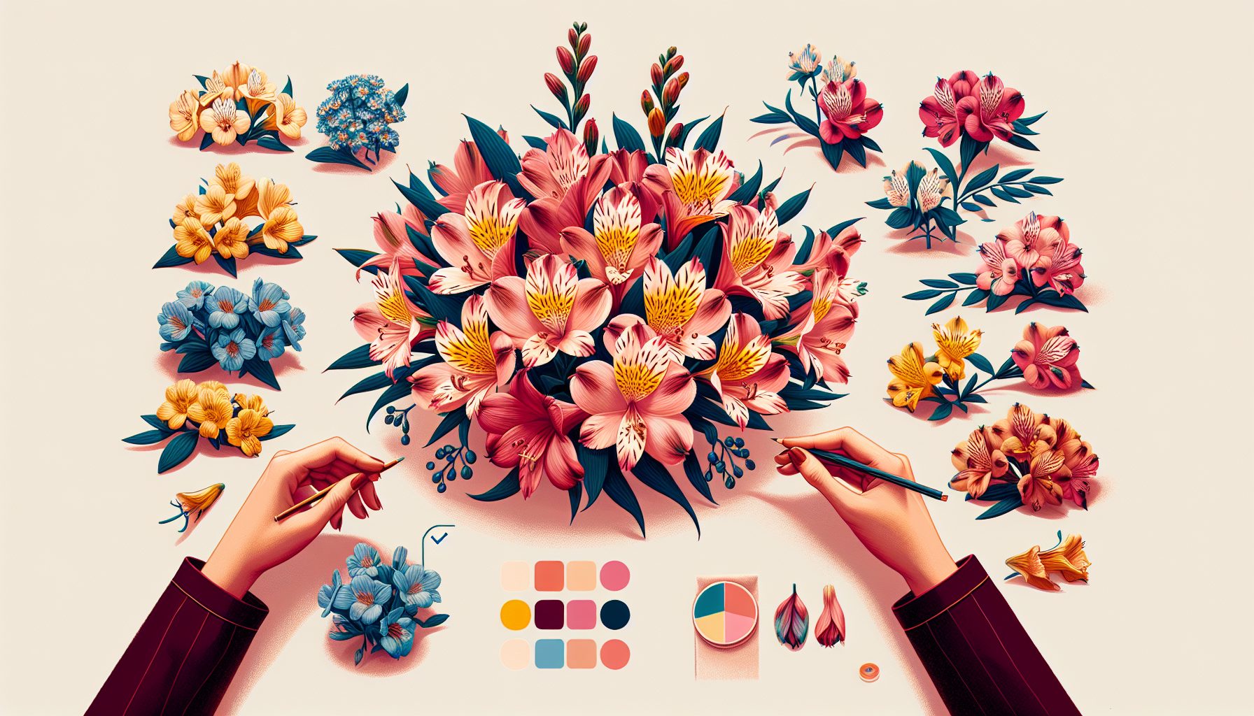 Типичные ошибки при выборе и сочетании альстромерий