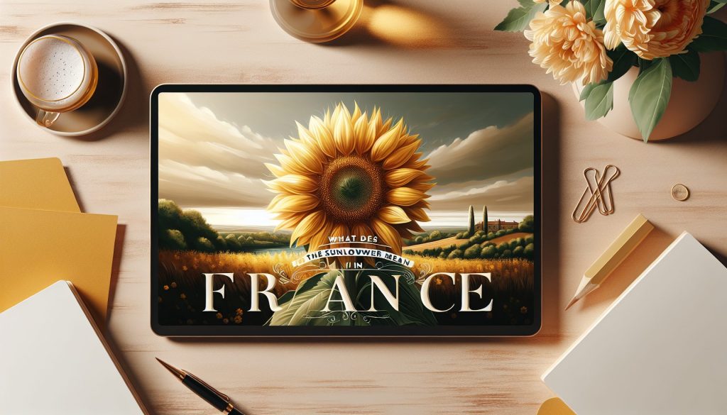 Что означает подсолнух в во Франции