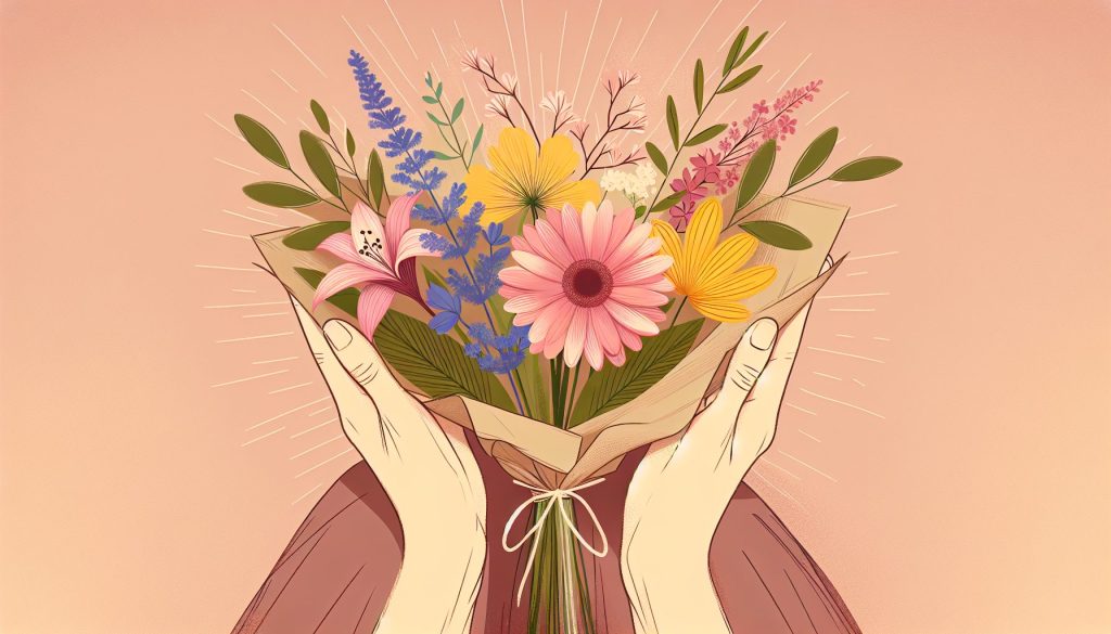 Как выбрать букет для поддержки: как вручать букет