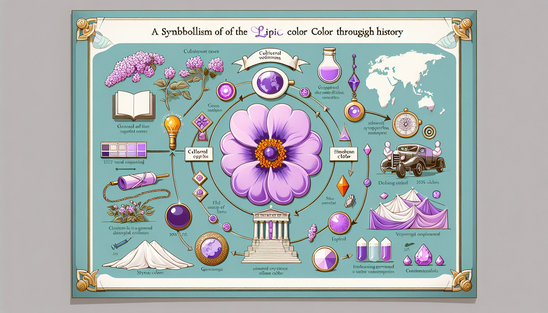 Символика сиреневого: от древности до наших дней