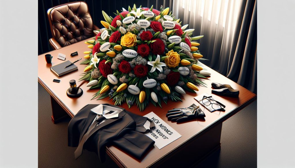 Как выразить деловой встречи без слов: букет-подсказка