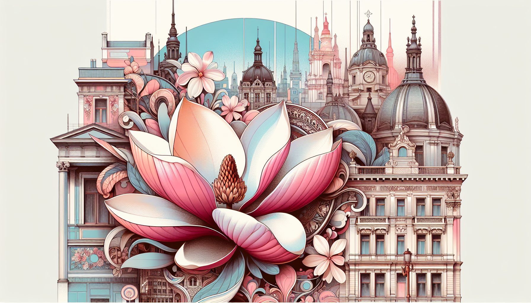 Символика магнолии в современных европейских культурах