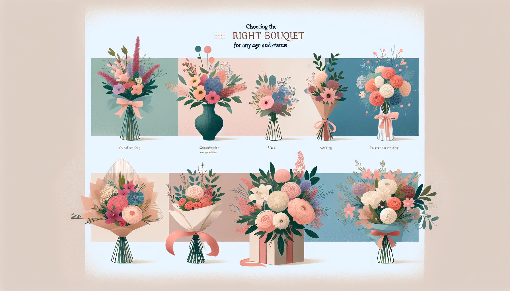 Цветы по возрасту и статусу