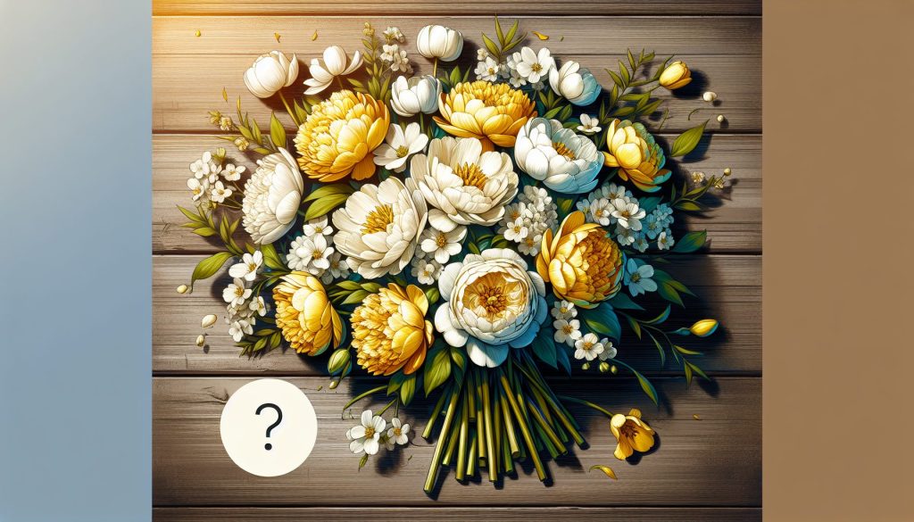 Что означает сочетание жёлтый + белый в букете