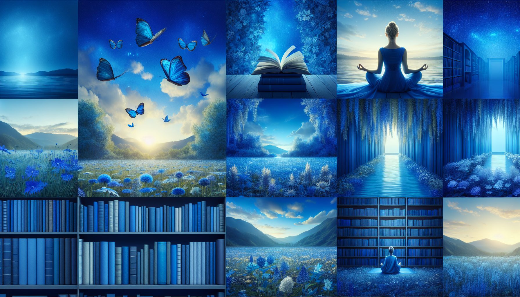 Синий: концентрация и спокойствие