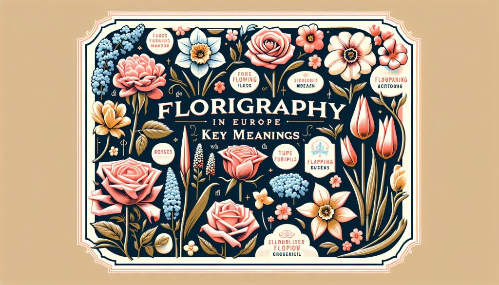 Флориография в Европе: ключевые значения цветов