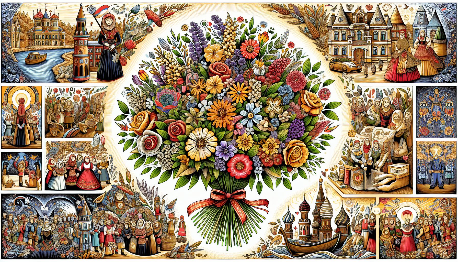 Почему в России цветы — не просто подарок